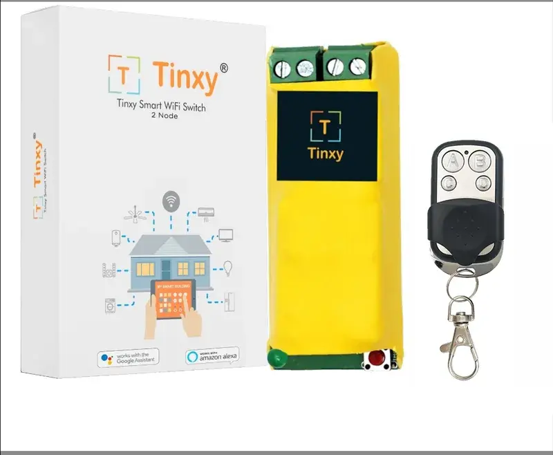 Tinxy 1 Node 16A Smart WiFi Switch with Remote — view 1