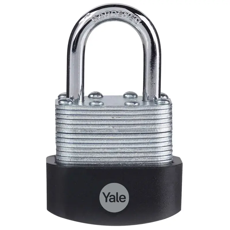 Y125B/40/122/1 - Laminated SS body padlock with hardened Steel Shackle, 40mm body — view 1