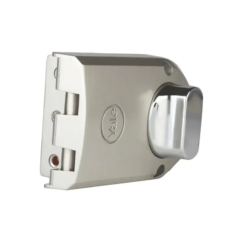 Yale VB100 Vertibolt Rim Lock for main doors, Inside knob and outside keys, 4 Dimple Keys (S… — view 1