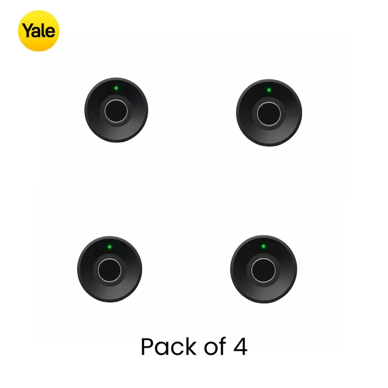 Yale YWLOL Wardrobe Digital Fingerprint Lock Pack of 4 - (Black) — view 1