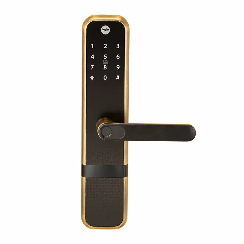 Yale Zuri Smart Lock (Antique Bronze) with 5 way unlocking (Fingerprint, PIN, RFID, Manual K… — view 1